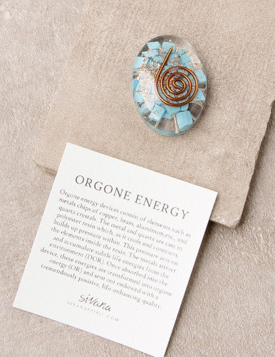 Turquoise Chakra Orgone Disc