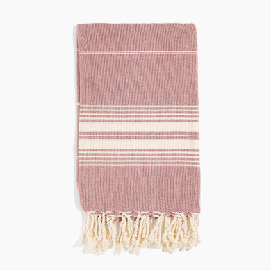 Turkish Pestemal Towel in Red