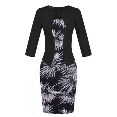 Vintage Summer Dress Female Zipper Office 2017 Vestidos De Festa Pencil Women Clothing Sexy Bodycon Clothes Robe Party Dresses