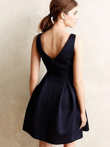 Vintage Slim Fit Mini Evening Dress