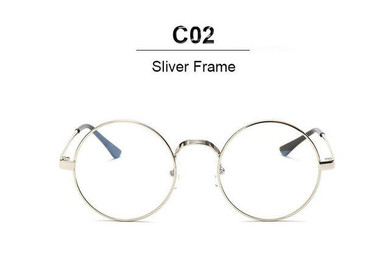 Vintage Round Glasses Men Sunglasses Women Metal Frame Clear Lens Transparent Harry Potter Eyewear Retro Female Optics Eyeglasse