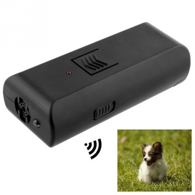 High Quality Newest Black Safe Pet Dog Ultrasonic Aggressive Dog Repeller Train Stop Barking Training Device
