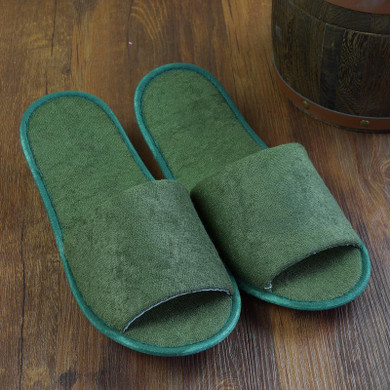 Soft and comfortable traveling portable folding slippers Women and men indoor hotel spa convenient folding slippers