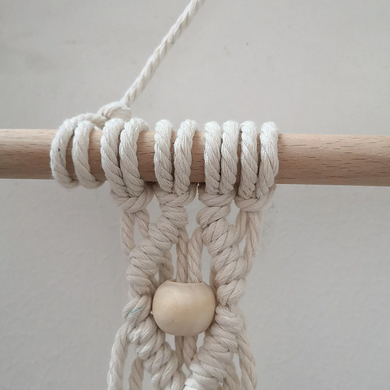 Hanging Macrame Shelf