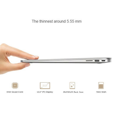 Jumper EZbook A13 13.3 Inch Ultrabook Laptop Intel Atom Z3735F 1920 x 1080 IPS Screen 2GB RAM 64GB ROM Windows 10 Notebook