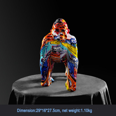 Colorful gorilla