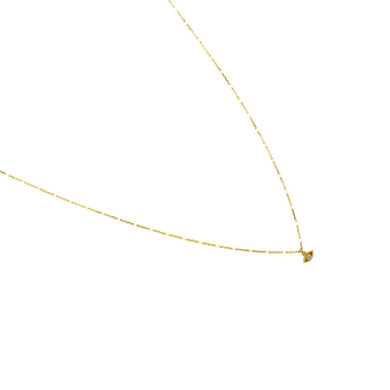GOLD VERMEIL BEADED ENAMEL NECKLACE WITH EVIL EYE