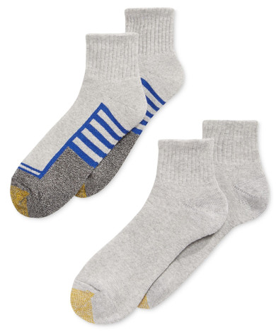 Gold Toe Socks Athletic Cushion Quarter 4 Pack