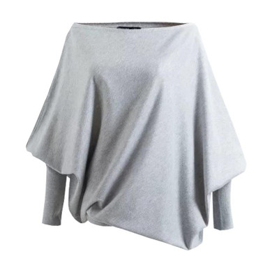 FATIKA 2017 New Fashion Women Sweaters And Pullovers Ladies Batwing Sleeve Slash Neck Knitted Sweaters Casual Loose Jumper Tops