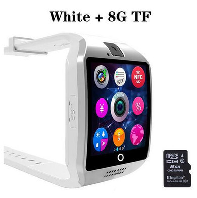 New Q18 Passometer Smart watch with Touch Screen Camera TF card Bluetooth smartwatch For Android/IOS Mobile Phone Apro DZ09 GT08