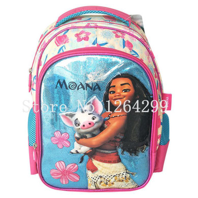 New Princess Moana Girls Students School Bags Kids Backpack Bag