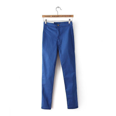 BIVIGAOS Hot Sale Fashion Euramerican High Waist Elastic Jeans Thin Skinny Pencil Pants Sexy Slim Hip Denim Jean Pants For Women
