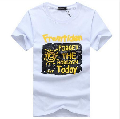 BINYUXD brand cotton 3D fashion T-shirts men 2017 summer funny teenage man's print T-shirt extended plus size s-5XL