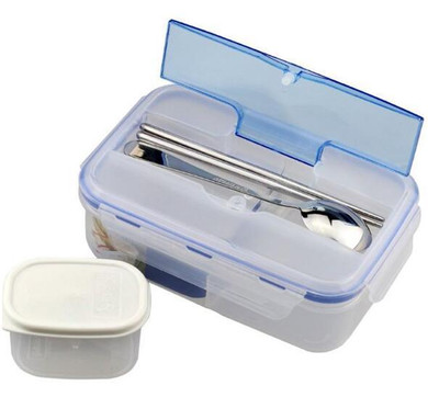 Hot Sale 1000ml Durable Food Container Eco-Friendly Portable Microwave Lunch Bento Box Lunchbox BPA Free