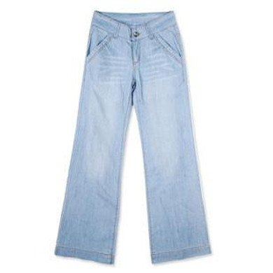 2017 New Wholesale Woman Wide Leg Washed Jeans Flare Pants Women Bell-bottom Trousers for Women Jeans Flare Plus size