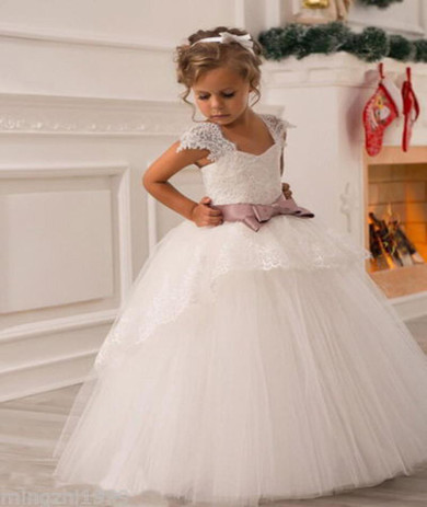 2017 NEW Wedding Party Formal Flower Girls Dress baby Pageant dresses Birthday Communion Toddler Kids TuTu Dress For Wedding 2017 NEW Wedding Party Formal Flower Girls Dress baby Pageant dresses Birthday Communion Toddler Kids TuTu Dress For Wedding