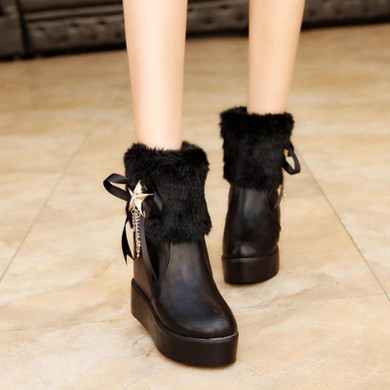 2017 New Waterproof Winter Boots Women Shoes Casual Platform Shoes Ankle Boots For Women High Boots Plush Snow Boots Women
