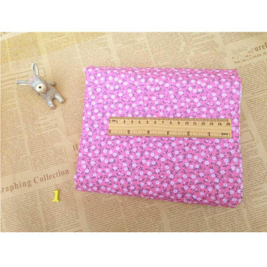 Urijk 7PCs/set 25*25cm Red DIY Patchwork Fabrics For Sewing The Cloth Quilting Cotton Fabric For Needlework Bedding Doll Textile