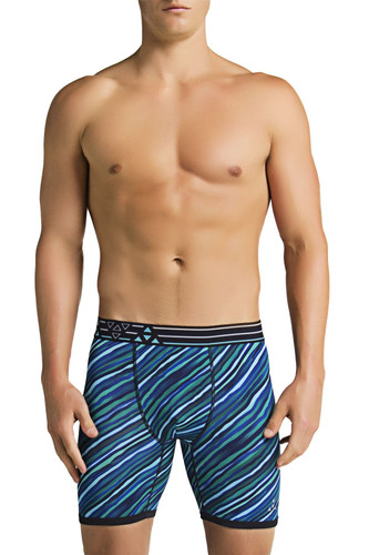 Balanced Tech Blue & Black Performance Boxer Brief