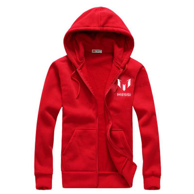BAIJOE Barcelona MESSI print Cardigan Men Hoodies Brand Clothing Fashion Hoodies Man Casual Slim Hoody Sweatshirt Zipper Hoodie