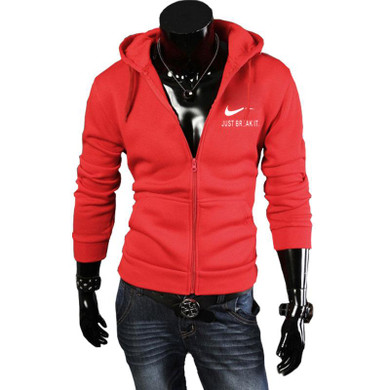 BAIJOE Autumn Winter Hoodies Men Sweatshirt Fashion Mens Hoodies Streetwear Chest print Zipper cardigan Hooded Brand Clothing