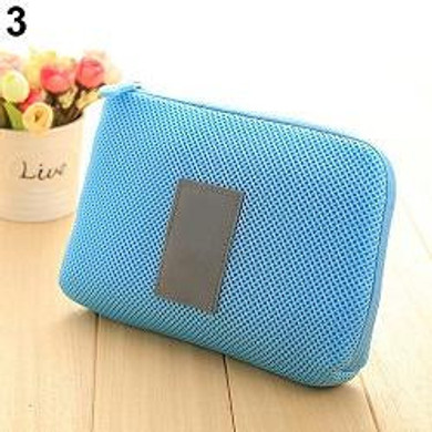 Hot item! Portable Shockproof Nylon Gadget Devices USB Cable Organizer Case Storage Bag
