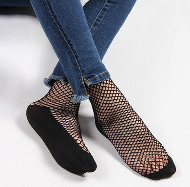 Hot Hollow Out Socks Women Harajuku Breathable Fishnet Socks Streetwear Nets Socks Chaussette Mesh Sox Meias Sokken Calcetines