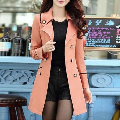 Hot High Quality Women Trench Coat 2016 Plus Size 100% Cotton Clothes Autumn Winter Women Coat