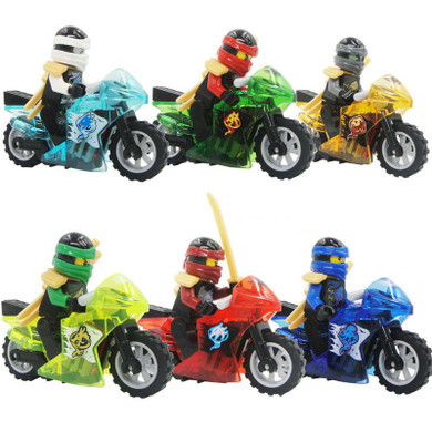 hot compatible LegoINGlys NinjagoINGlys Set NINJA figures Kai Jay Cole Zane Nya Lloyd Building blocks With weapon Toys gift