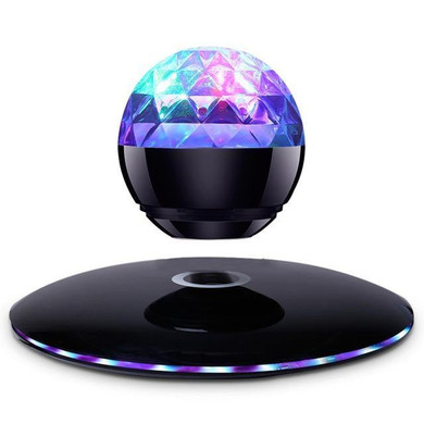 Bluetooth Levitating Floating Speaker Magnetic suspension Rotation LED Light