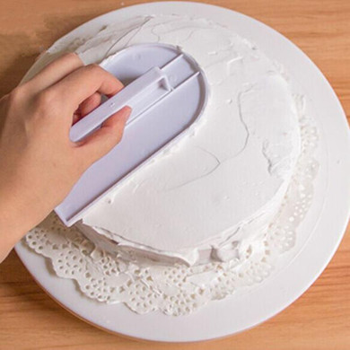 Hot sales Plastic Cake Smoother Polisher Tools Cake Decorating Smoother Fondant Sugarcraft Cake Spatulas DIY Baking Tools