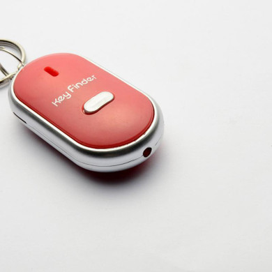 Smart Finder key Whistle Sensors White 1 PCS Keychain Sound LED With Whistle Claps Finder Locator Find Lost Keychain finder