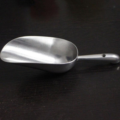Small Size 6oz Aluminum Bar Ice Scoop Dry Bin Dry Goods Candy Spice Shovel
