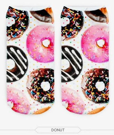 SLMVIAN Random Delivery 1 Pair 3D Print Animal women Socks Casual Cute Socks Unisex Low Cut Ankle Socks Multiple Colors Style