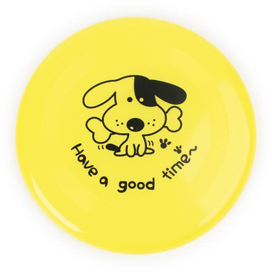 FopPet 1pcs Plastic Pet Dog Cat Puppy toy Play Treat Training Funny Flying Saucer Frisbee Discs Ourdoor Large Dog Toys 5 Color