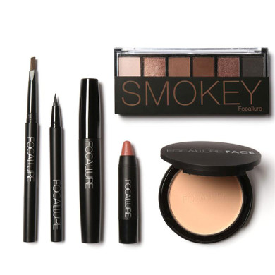 FOCALLURE Cosmetics Makeup Sets Make Up Cosmetics Gift 6Pcs Daily Use Set Tool Kit Makeup Gift