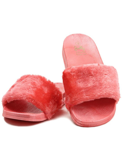 Fluff Sandals - Coral Fluff Sandals - Coral