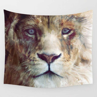 Flowing Lion Tapestry