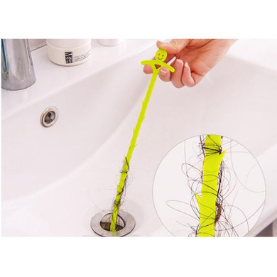 Tube Tools Drainage Pipe Sewer Clean Hook Pipeline Dredge Device kitchen toilet 51cm plastic strip tool