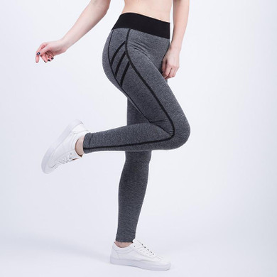 Tresdin New Women Sexy Cropped Leggings High Waist Elastic Wicking Force Exercise Female Elastic Stretchy Leggings Slim Trousers