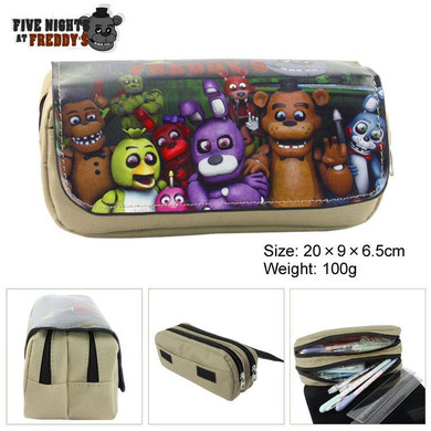 Five Nights at Freddy's FNAF SAO YURI Student Purse Wallet Zipper Pencil Case Pouch Purse