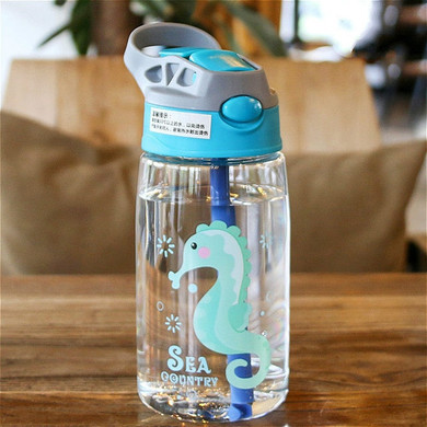 Creative Kids Water Sippy Cup with Straws Leakproof Water