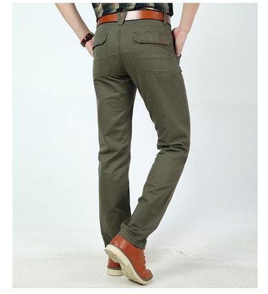 high quality 2017 spring autumn men's Casual pants Male Cotton slim fit Pants Army Pants Military Army Green Trousers
