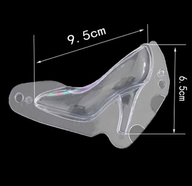 High Heel Shoes Polycarbonate PC Chocolate Candy Mould Bundle 3D Molding Instructions Fondant Cake Mold