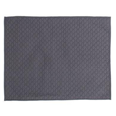 Charcoal Grey Cloud Quilt Sham