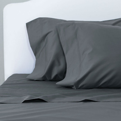 Charcoal Grey 400 Thread Count Sheet Set 1 (Fitted, Flat, & Pillow Cases)