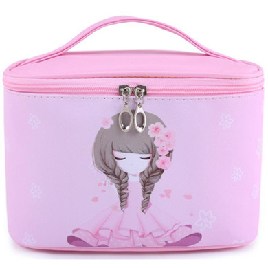 Character Girl High Capacity Cosmetic Bag High Quality Women Waterproof Travel Toiletry Bag Necessaire Make up Bags CQ111