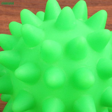 Chamsgend 1pc Dog Toys Beautiful New Rubber Ball Toy Dog Pet Fun Spikey Ball Biting Chewing And Toys U61002 DROP SHIP