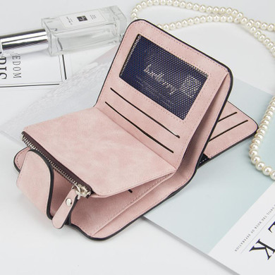 Nubuck Leather Women short Wallets Female Fashion Zipper Small Wallet Women Short Coin Purse Holders Retro Wallet portfoliot
