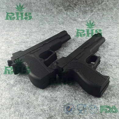 Novelty Gift Gun Shape Silicone Dab Jars 30ml Dab Jar Silicone Wax/Oil/Concentrate Silicone Container Free Shipping